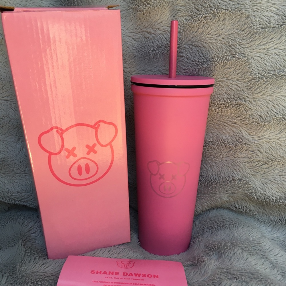 Shane Dawson pink matte Tumbler NWT